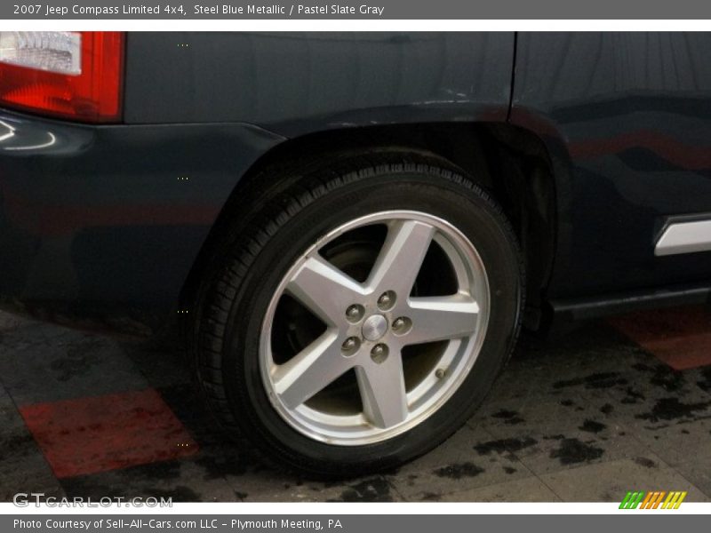 Steel Blue Metallic / Pastel Slate Gray 2007 Jeep Compass Limited 4x4