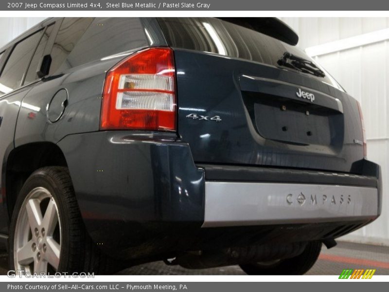 Steel Blue Metallic / Pastel Slate Gray 2007 Jeep Compass Limited 4x4