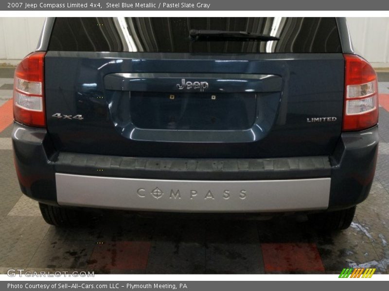 Steel Blue Metallic / Pastel Slate Gray 2007 Jeep Compass Limited 4x4
