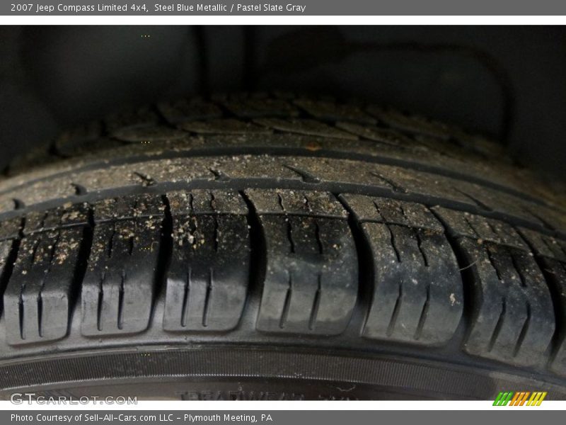 Steel Blue Metallic / Pastel Slate Gray 2007 Jeep Compass Limited 4x4
