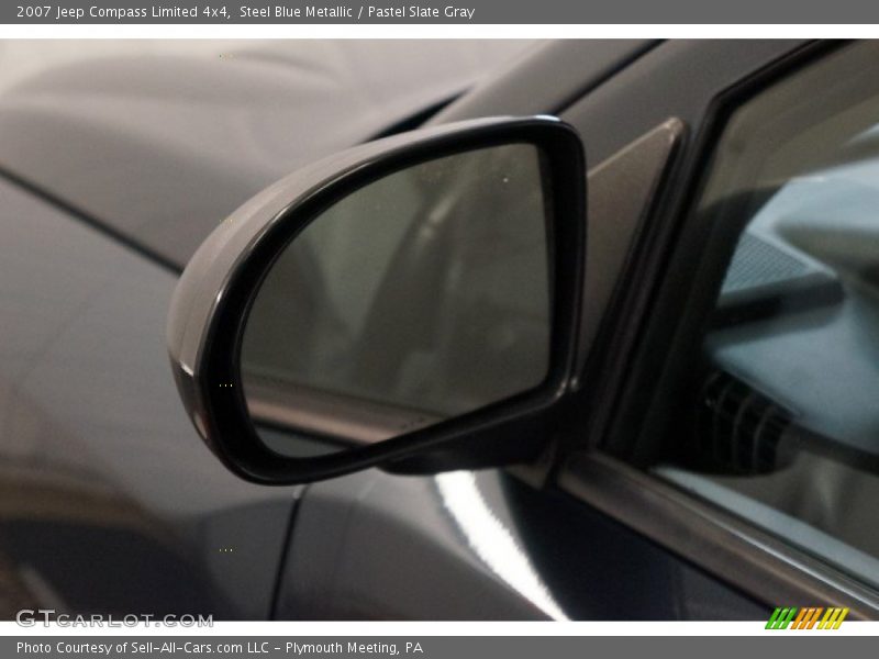 Steel Blue Metallic / Pastel Slate Gray 2007 Jeep Compass Limited 4x4