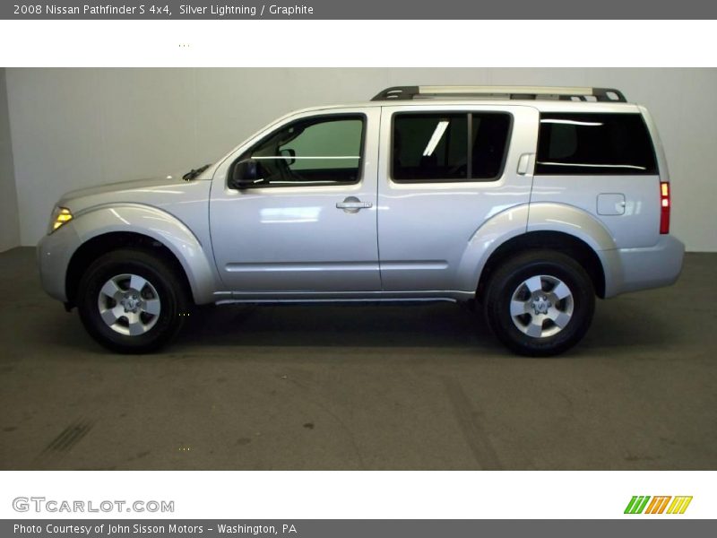 Silver Lightning / Graphite 2008 Nissan Pathfinder S 4x4
