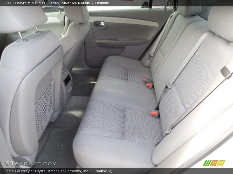 Rear Seat of 2010 Malibu LS Sedan