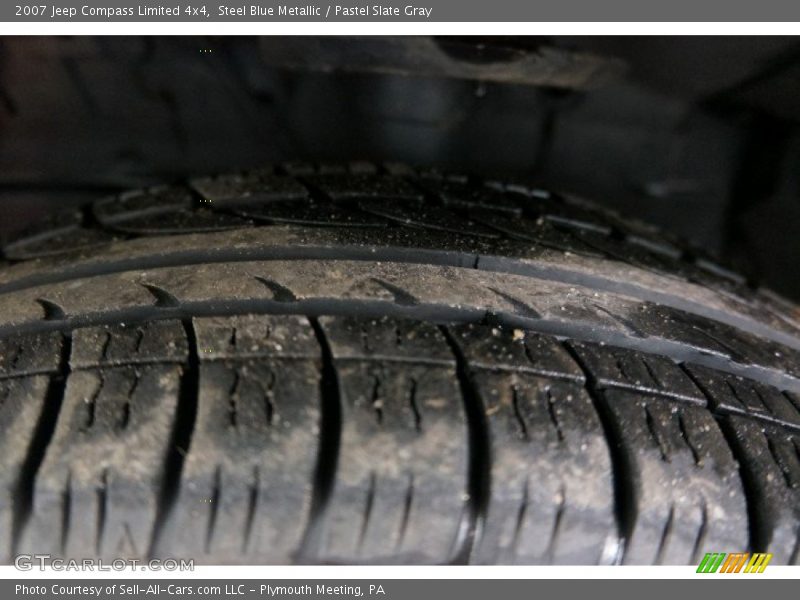 Steel Blue Metallic / Pastel Slate Gray 2007 Jeep Compass Limited 4x4
