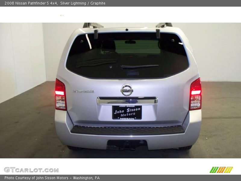 Silver Lightning / Graphite 2008 Nissan Pathfinder S 4x4
