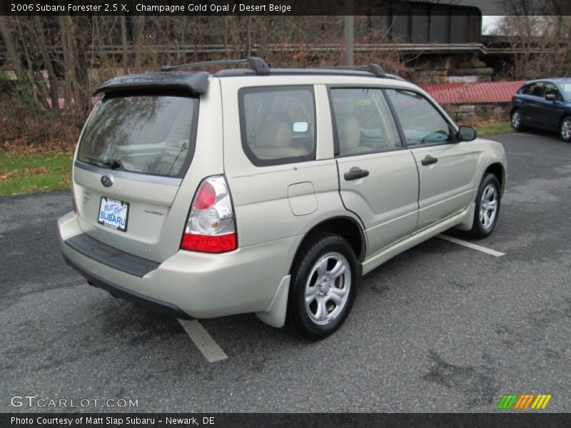 Champagne Gold Opal / Desert Beige 2006 Subaru Forester 2.5 X