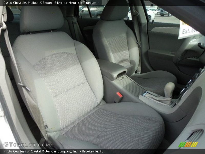 Silver Ice Metallic / Titanium 2010 Chevrolet Malibu LS Sedan