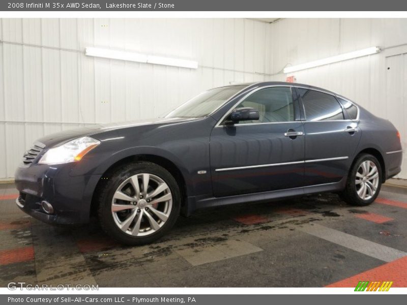 Lakeshore Slate / Stone 2008 Infiniti M 35x AWD Sedan
