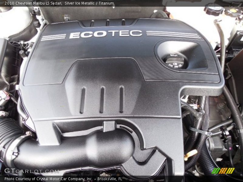 Silver Ice Metallic / Titanium 2010 Chevrolet Malibu LS Sedan