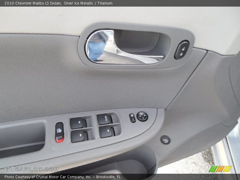 Silver Ice Metallic / Titanium 2010 Chevrolet Malibu LS Sedan