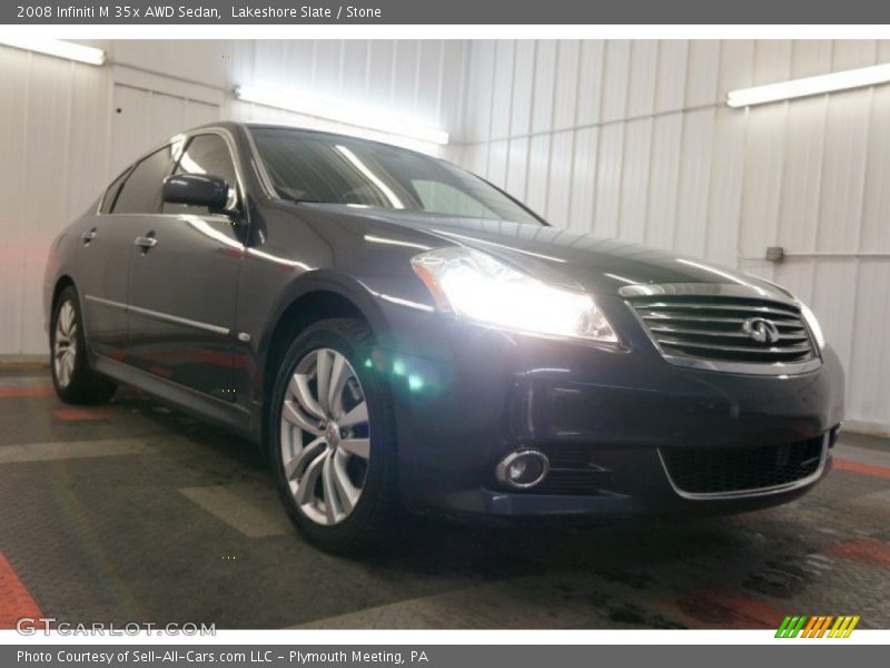 Lakeshore Slate / Stone 2008 Infiniti M 35x AWD Sedan