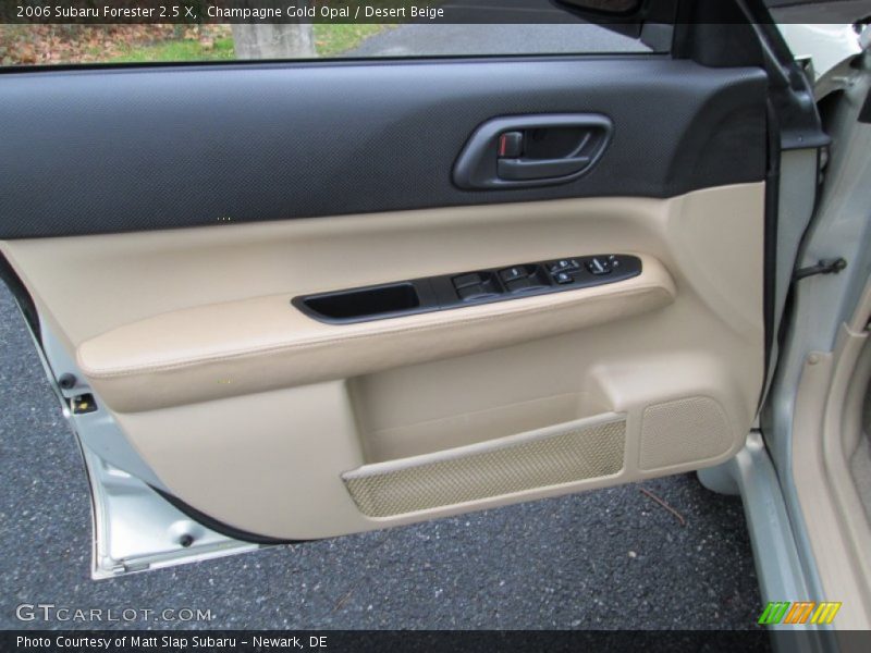Champagne Gold Opal / Desert Beige 2006 Subaru Forester 2.5 X