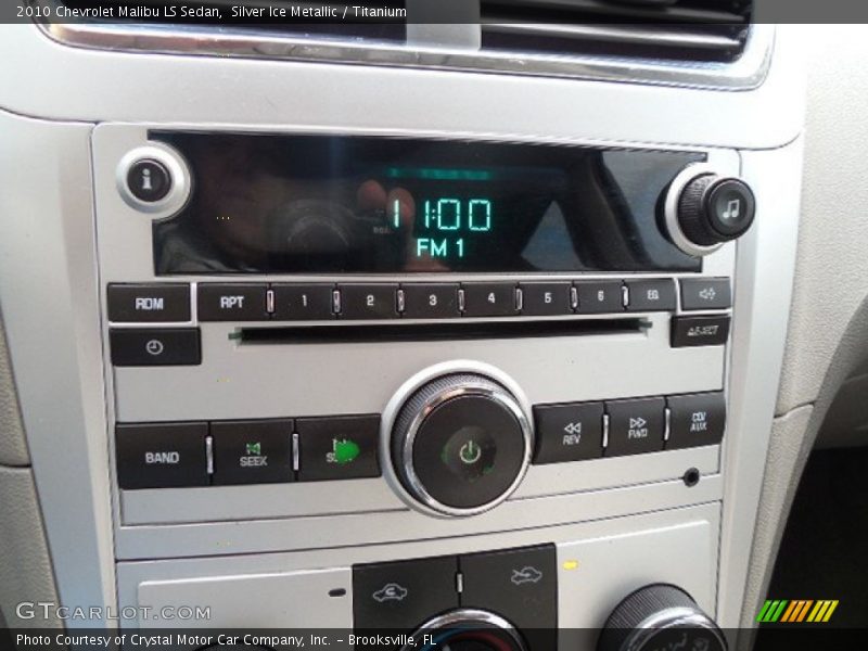 Silver Ice Metallic / Titanium 2010 Chevrolet Malibu LS Sedan