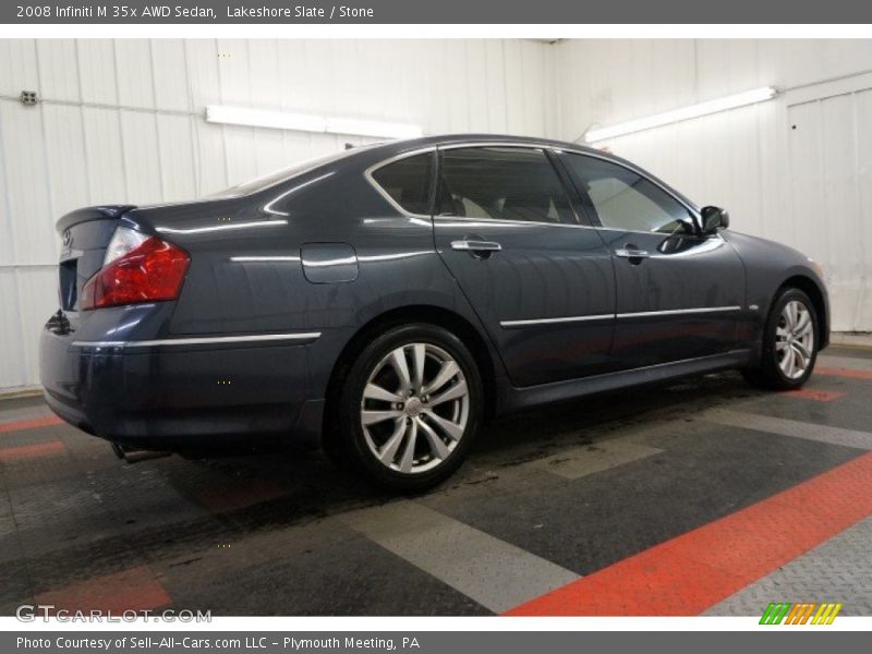 Lakeshore Slate / Stone 2008 Infiniti M 35x AWD Sedan