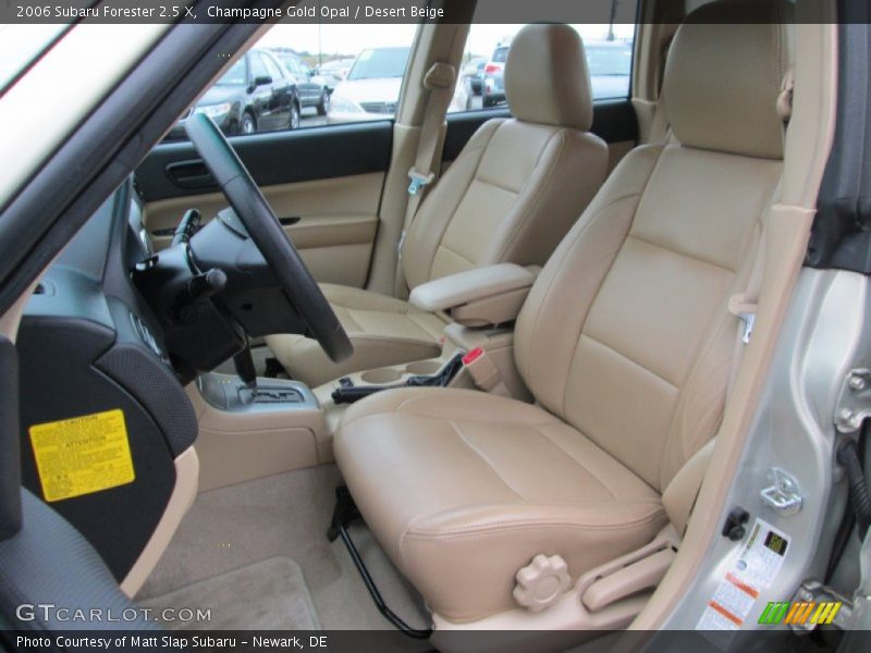 Champagne Gold Opal / Desert Beige 2006 Subaru Forester 2.5 X