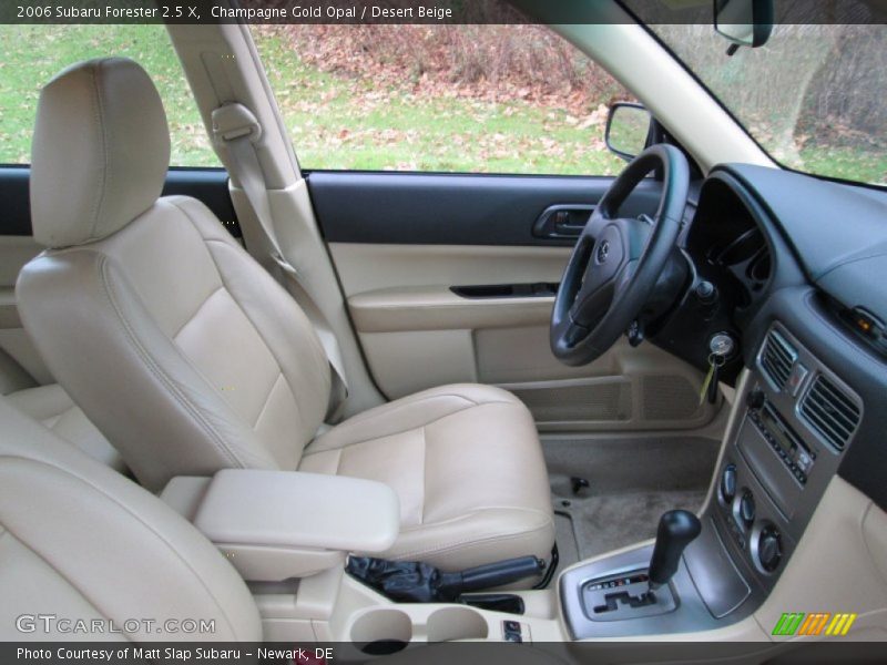 Champagne Gold Opal / Desert Beige 2006 Subaru Forester 2.5 X