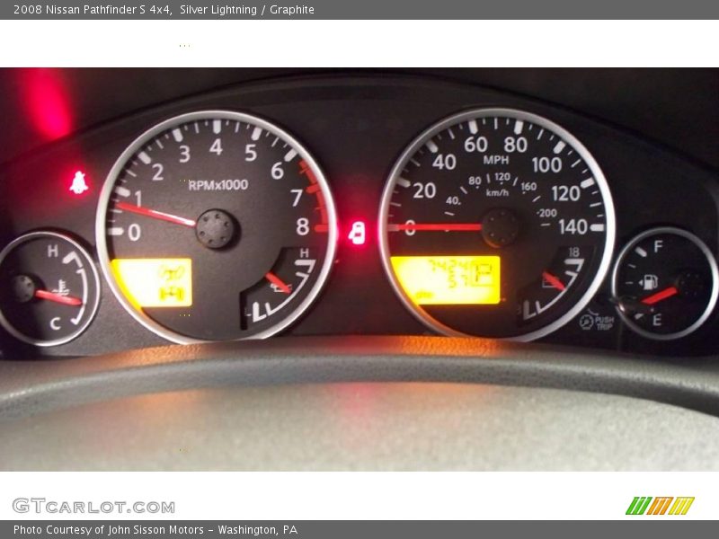 Silver Lightning / Graphite 2008 Nissan Pathfinder S 4x4