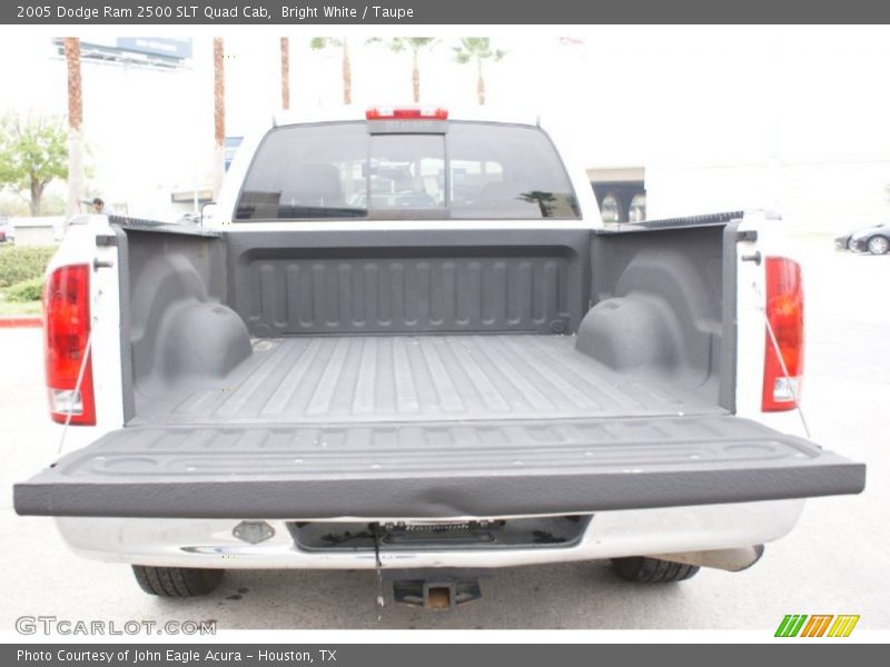 Bright White / Taupe 2005 Dodge Ram 2500 SLT Quad Cab