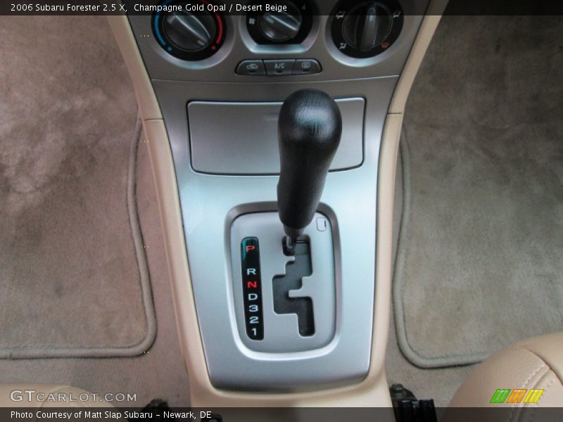 Champagne Gold Opal / Desert Beige 2006 Subaru Forester 2.5 X