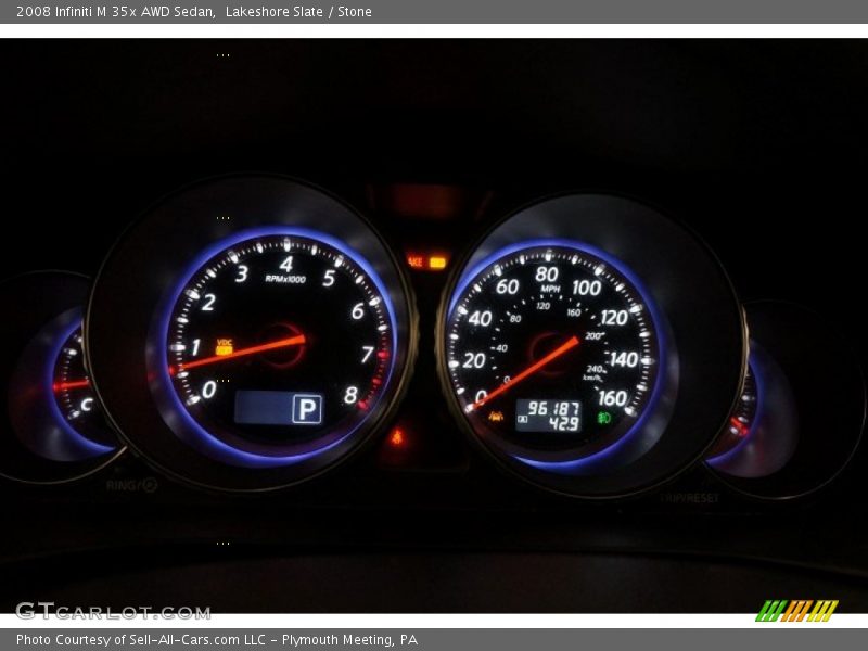 Lakeshore Slate / Stone 2008 Infiniti M 35x AWD Sedan