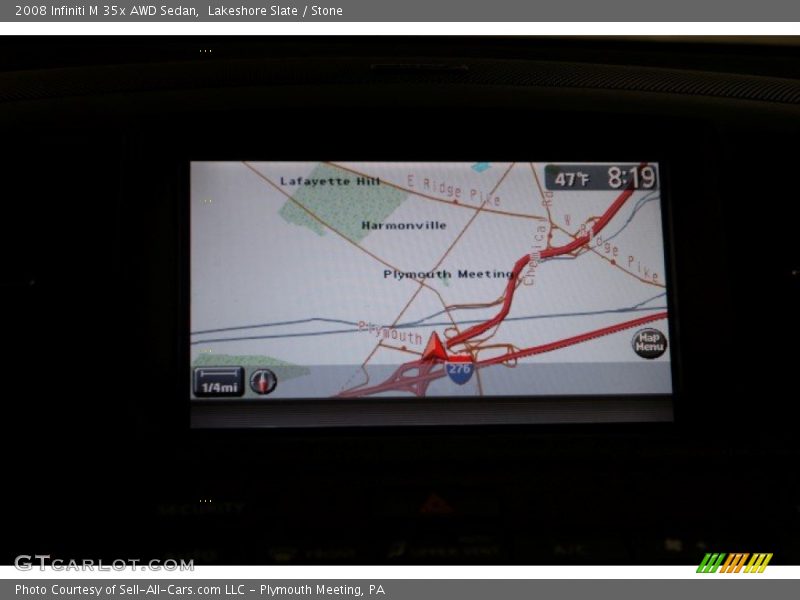 Lakeshore Slate / Stone 2008 Infiniti M 35x AWD Sedan