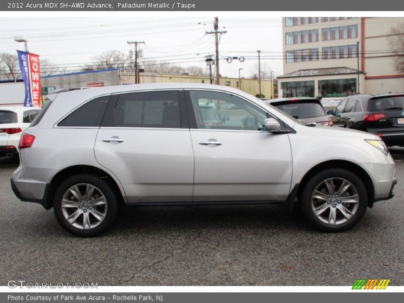 Palladium Metallic / Taupe 2012 Acura MDX SH-AWD Advance