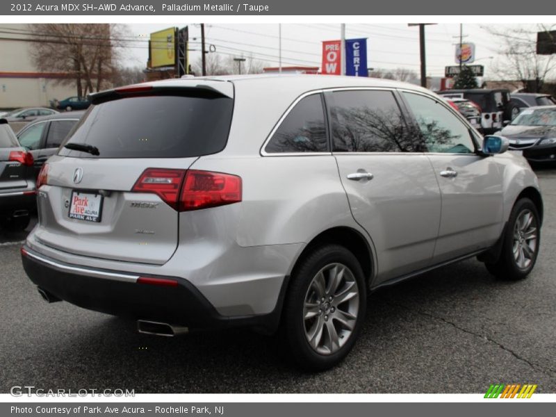 Palladium Metallic / Taupe 2012 Acura MDX SH-AWD Advance