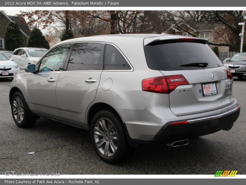 Palladium Metallic / Taupe 2012 Acura MDX SH-AWD Advance