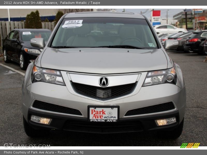 Palladium Metallic / Taupe 2012 Acura MDX SH-AWD Advance