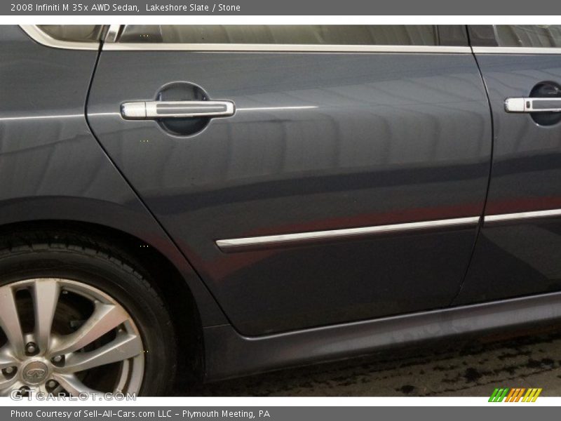 Lakeshore Slate / Stone 2008 Infiniti M 35x AWD Sedan
