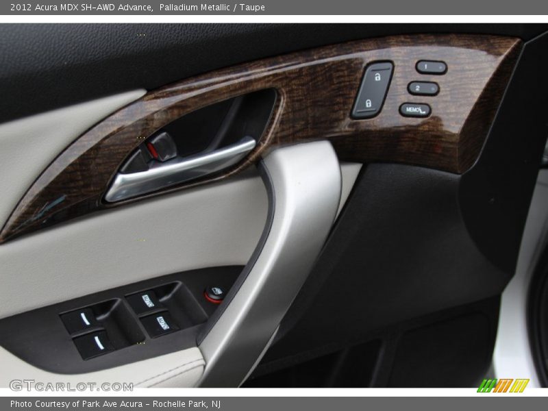 Palladium Metallic / Taupe 2012 Acura MDX SH-AWD Advance