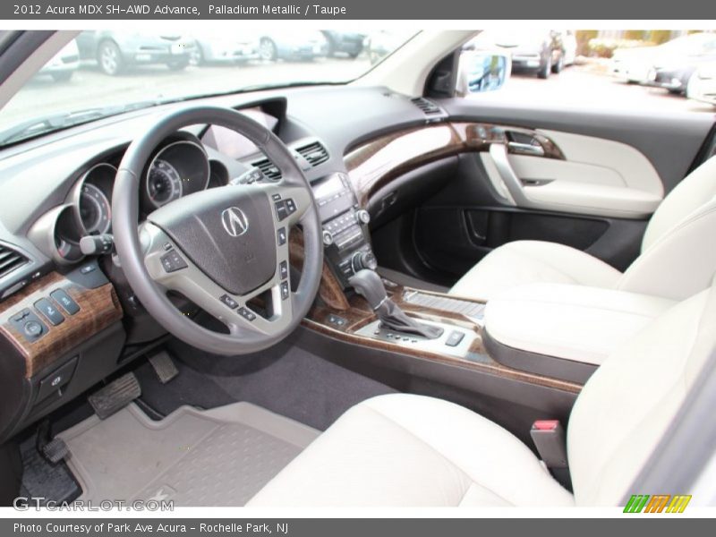 Palladium Metallic / Taupe 2012 Acura MDX SH-AWD Advance