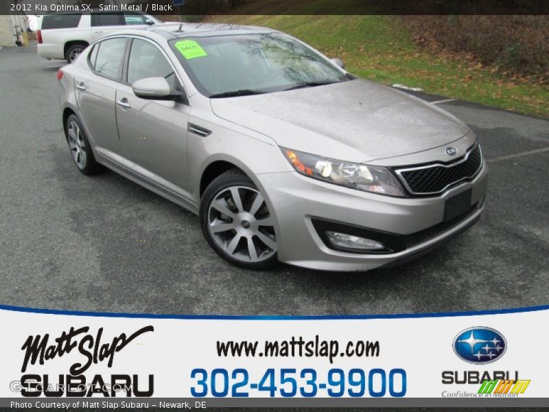 Satin Metal / Black 2012 Kia Optima SX