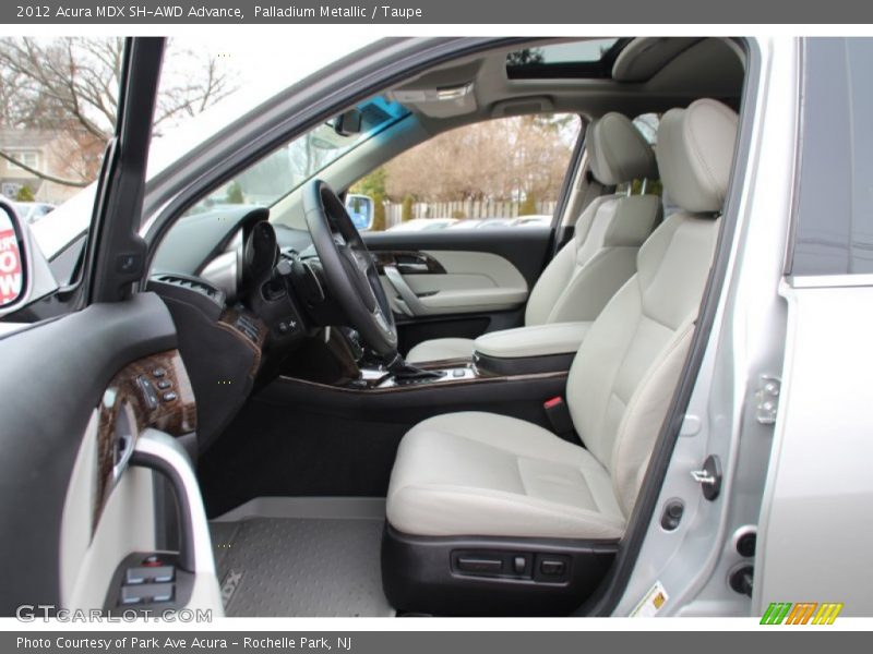 Palladium Metallic / Taupe 2012 Acura MDX SH-AWD Advance