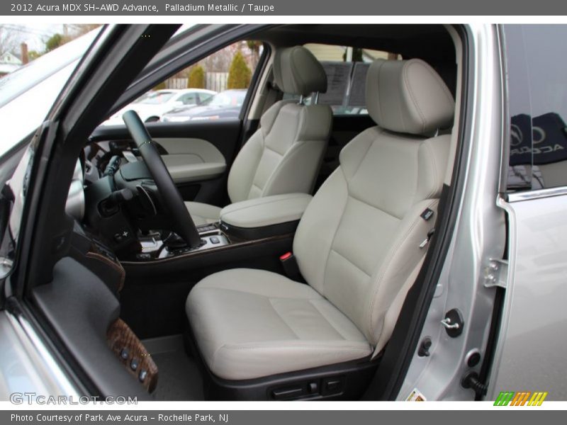 Palladium Metallic / Taupe 2012 Acura MDX SH-AWD Advance