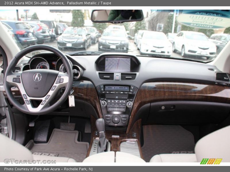 Palladium Metallic / Taupe 2012 Acura MDX SH-AWD Advance