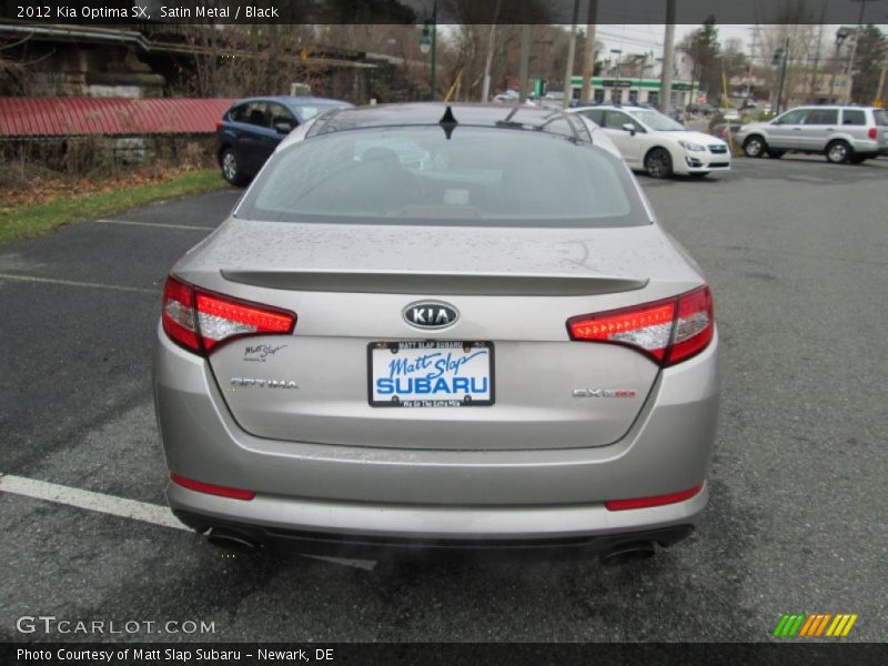 Satin Metal / Black 2012 Kia Optima SX