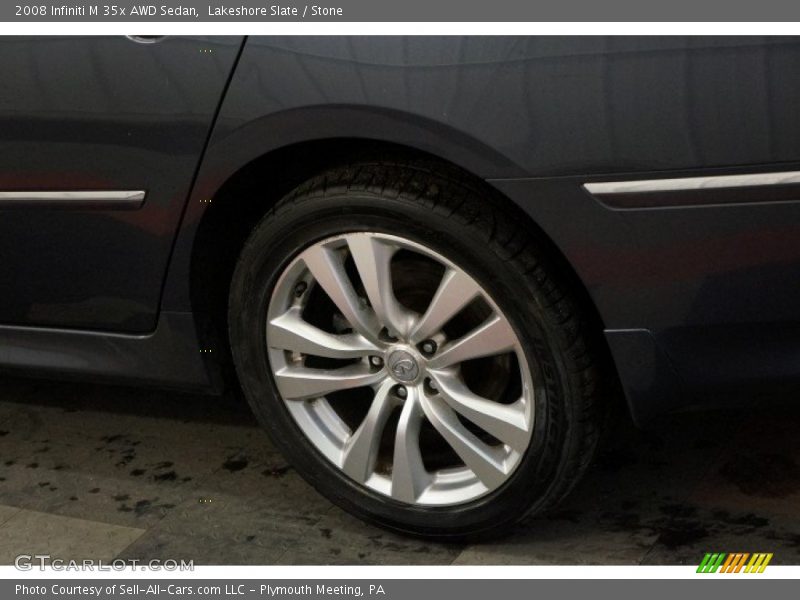 Lakeshore Slate / Stone 2008 Infiniti M 35x AWD Sedan