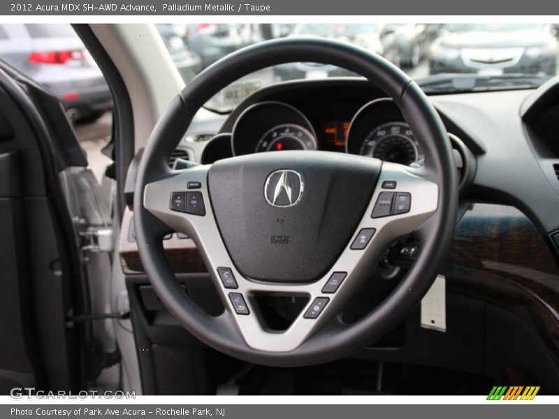 Palladium Metallic / Taupe 2012 Acura MDX SH-AWD Advance