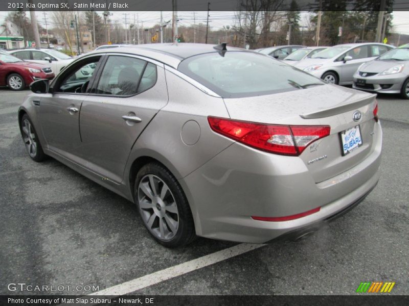 Satin Metal / Black 2012 Kia Optima SX