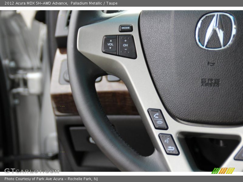 Palladium Metallic / Taupe 2012 Acura MDX SH-AWD Advance