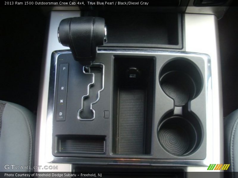 True Blue Pearl / Black/Diesel Gray 2013 Ram 1500 Outdoorsman Crew Cab 4x4