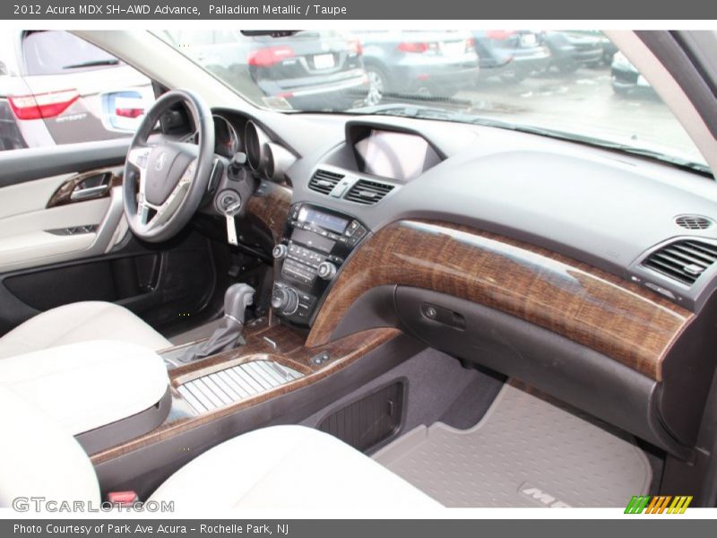 Palladium Metallic / Taupe 2012 Acura MDX SH-AWD Advance