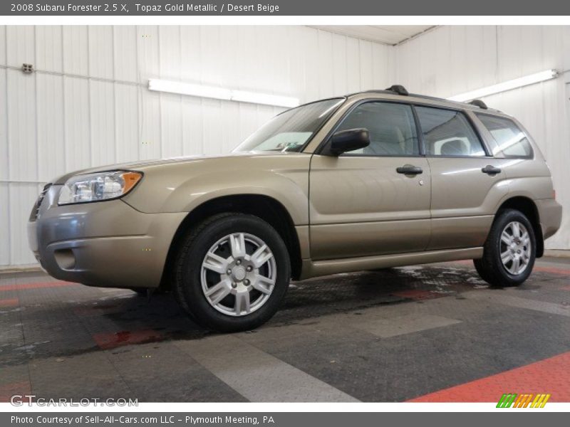 Topaz Gold Metallic / Desert Beige 2008 Subaru Forester 2.5 X