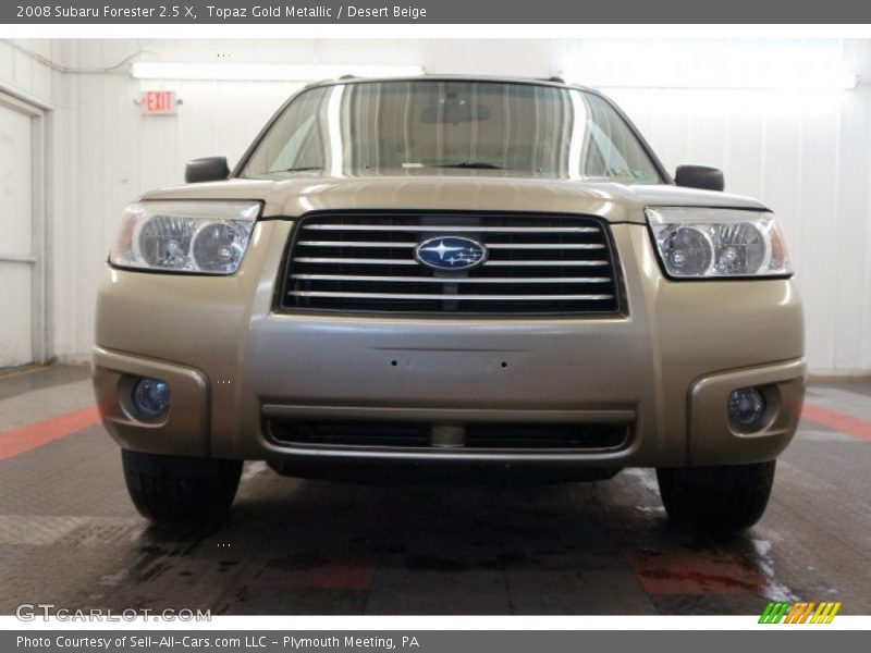 Topaz Gold Metallic / Desert Beige 2008 Subaru Forester 2.5 X