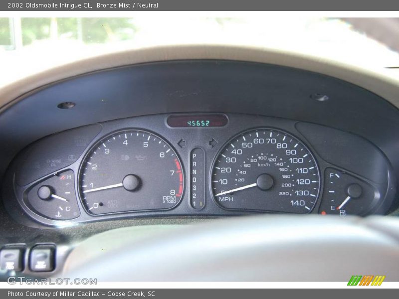 Bronze Mist / Neutral 2002 Oldsmobile Intrigue GL