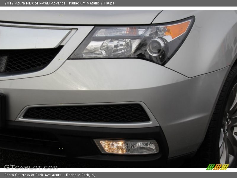 Palladium Metallic / Taupe 2012 Acura MDX SH-AWD Advance