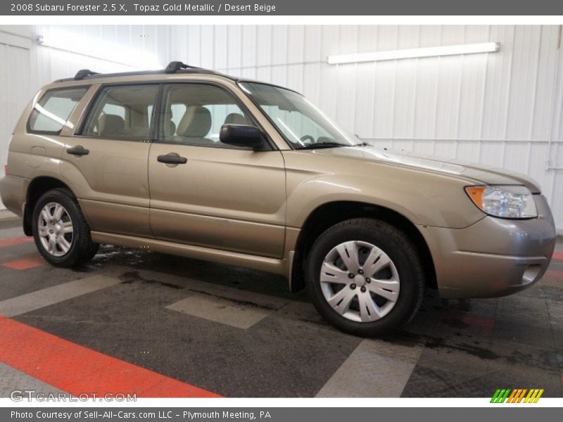 Topaz Gold Metallic / Desert Beige 2008 Subaru Forester 2.5 X