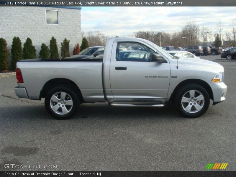 Bright Silver Metallic / Dark Slate Gray/Medium Graystone 2012 Dodge Ram 1500 ST Regular Cab 4x4