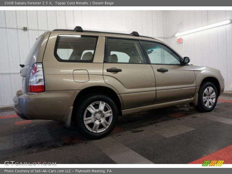 Topaz Gold Metallic / Desert Beige 2008 Subaru Forester 2.5 X